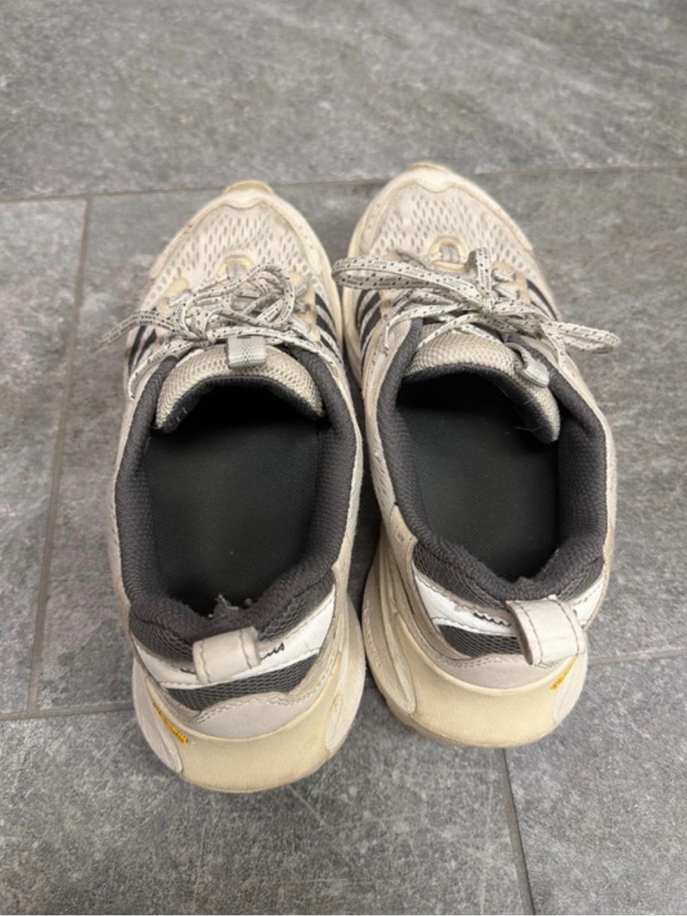 Merrell Beige and Black Women's Athletic Trail Shoes - Picture 4 of 10